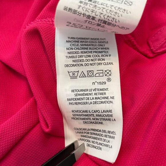 RLX Ralph Lauren Performance Polo Shirt Pink SS Congressional Country Club XL - Picture 7 of 10